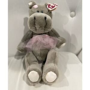 Ty Attic Treasures‎ Collection- Grace the ballerina hippo Plush Vintage 1993
